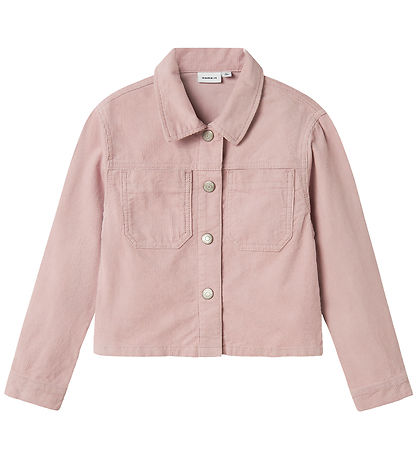Name It Jakke - Fløjl - NkfMia - Burnished Lilac