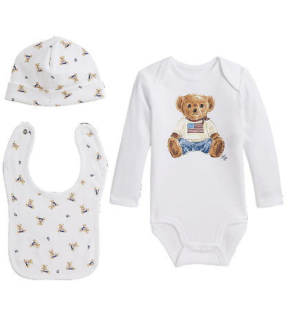 Polo Ralph Lauren Gaveæske - Body/Savlesmæk/Hue - White Multi
