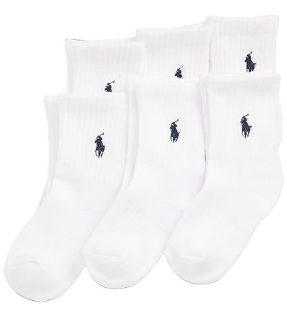 Polo Ralph Lauren Strømper - 6-pak - Crew - White