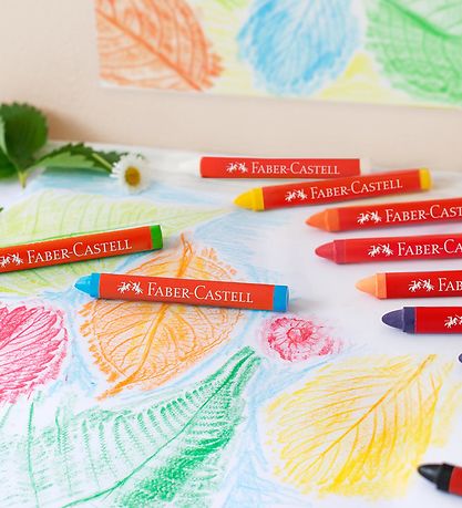 Faber-Castell Voksfarver - Trekantet - 24 stk - Multi