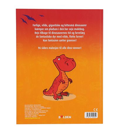 Forlaget Bolden Malebog - Dinosaurer