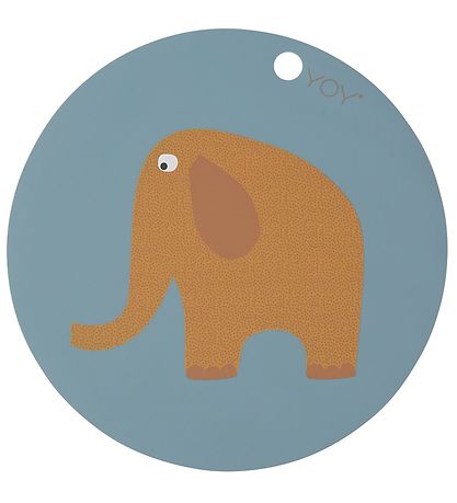 OYOY Dkkeserviet - Elephant - Tourmaline