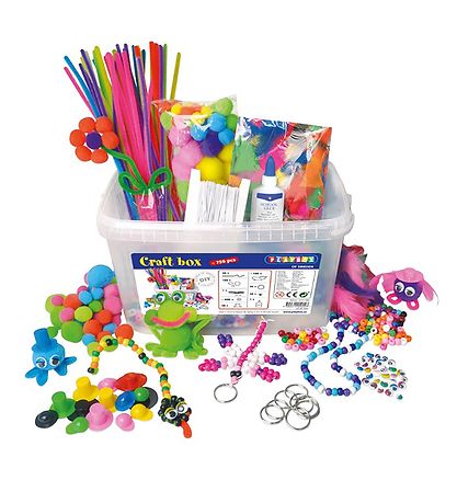 Playbox Multi Krea Boks - 740 Dele - Piberenser/Fjer/Perler/jne