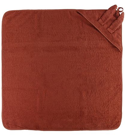Pippi Babyhåndklæde - 83x83 cm - Marsala