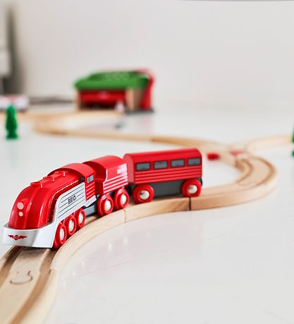 BRIO World Strmlinet Tog - 3 dele - Rd 33557