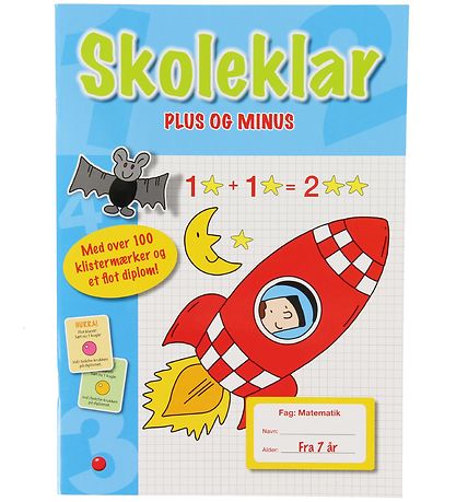 Forlaget Bolden Aktivitetsbog m. Klistermrker - Skoleklar - DA