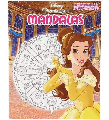 Karrusel Forlag Malebog - Mandalas - Disney Prinsesser