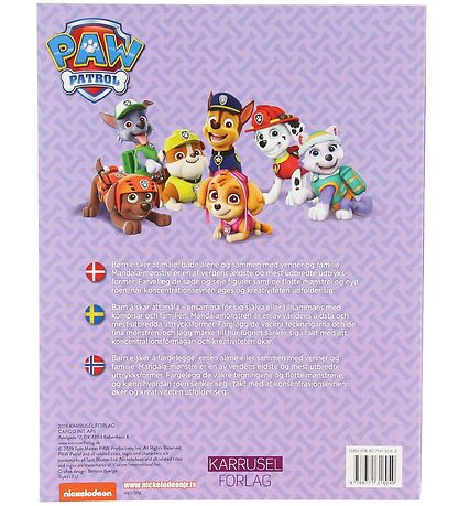 Karrusel Forlag Malebog - Mandalas - Paw Patrol