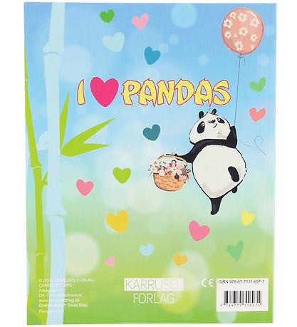 Karrusel Forlag Malebog - I Love Pandas