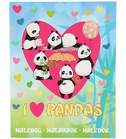 Karrusel Forlag Malebog - I Love Pandas