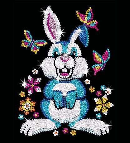 Sequin Art Pailletbillede - Binky - Kanin