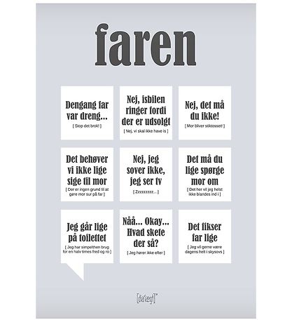 Dialgt Plakat - 30x42 - Faren