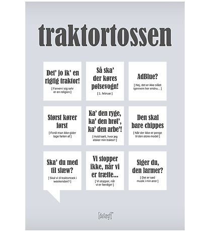 Dialgt Plakat - 30x42 - Traktortossen