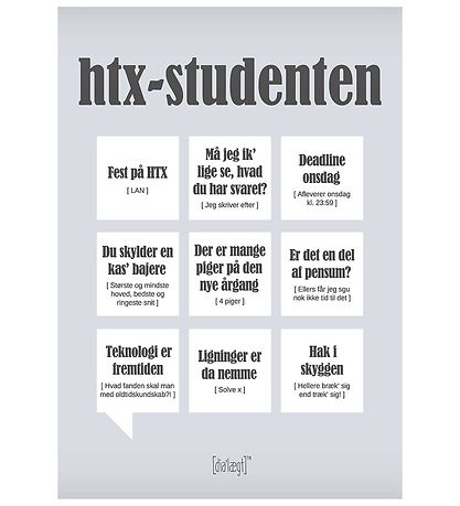 Dialgt Plakat - 30x42 - HTX-Studenten