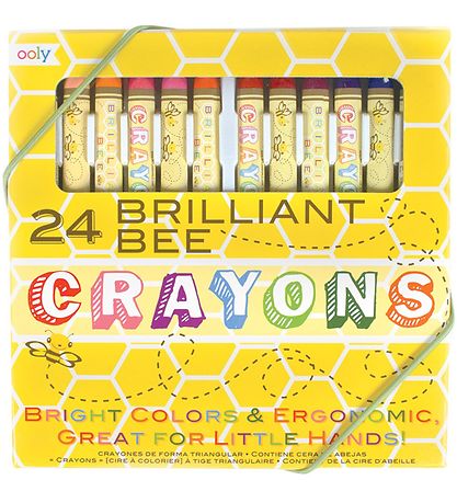 Ooly Farvekridt - Brilliant Bee - 24 stk