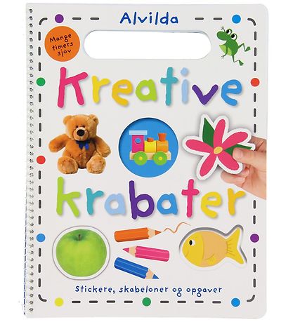 Alvilda Aktivitetsbog m. Klistermrker - Kreative Krabater - DA