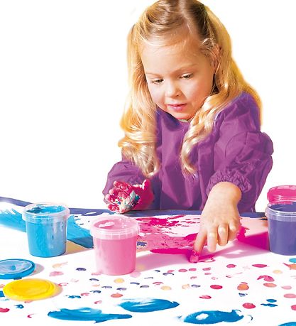 SES Creative Fingermaling - 4 x 145 ml - Pastelfarver