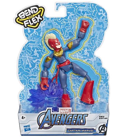 Marvel Avengers Actionfigur - Bend & Flex - 15 cm - Captain Marv