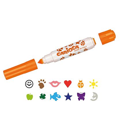 Carioca Stempel Tuscher - 12 stk - Multifarvet