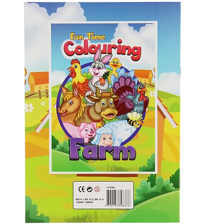 Malebog - Fun Time Colouring Farm - 16 Sider