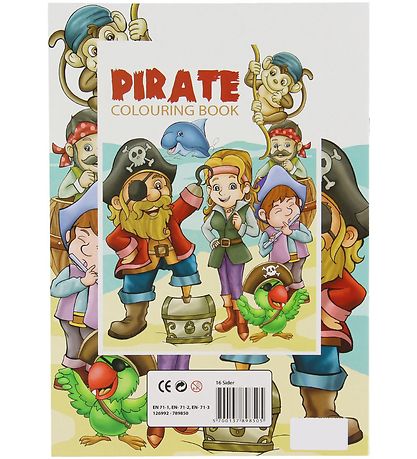 Malebog - Pirate Colouring Book - 16 Sider