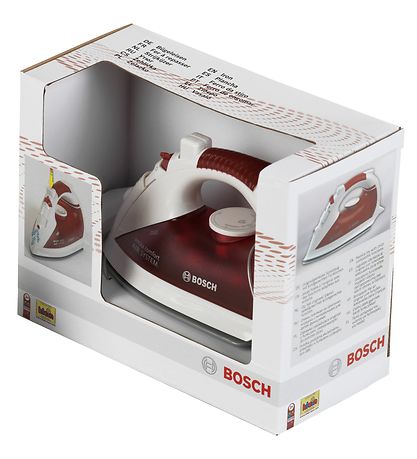Bosch Mini Dampstrygejern - Legetøj - Rød/Hvid
