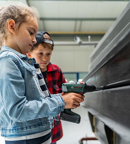 Bosch Mini Stor Skruemaskine m. Lys/Lyd - Legetøj - Grøn