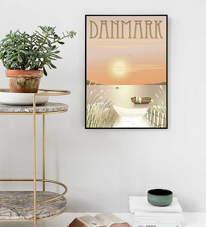 Vissevasse Plakat - 30x40 - Danmark - Klitterne