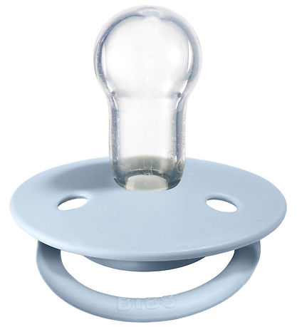 Bibs De Lux Sutter - 2-pak - Rund - Iron/Baby Blue