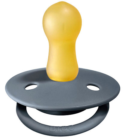 BIBS De Lux Sutter - Str. 2 - 2-pak - Rund - Mustard/Petrol