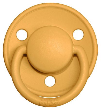 BIBS De Lux Sutter - 2-pak - Rund - Mustard/Petrol
