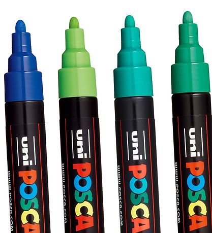 Posca Tuscher - PC-5M - 8 stk. - Kolde Farver