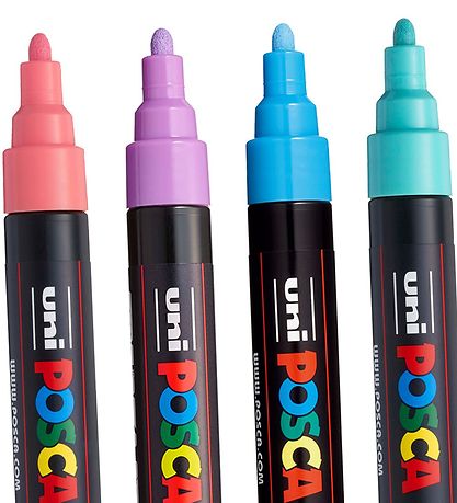 Posca Tuscher - PC-5M - 8 stk. - Afdmpede Farver