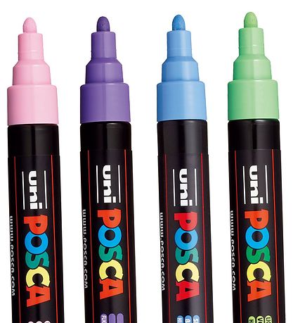 Posca Tuscher - PC-5M - 8 stk. - Pastelfarver