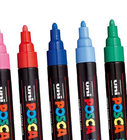 Posca Tuscher - PC-5M - 8 stk - Multifarvet