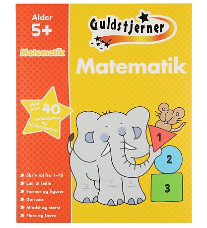 Karrusel Forlag Bog - Guldstjerner - Matematik - Dansk