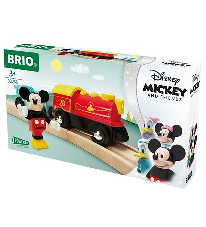 BRIO Tog m. Mickey Mouse - 17,9 cm - 3 Dele- Batteridrevet 32265