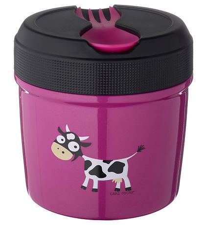 Carl Oscar Termomadkasse - 0,5 L - Purple Cow