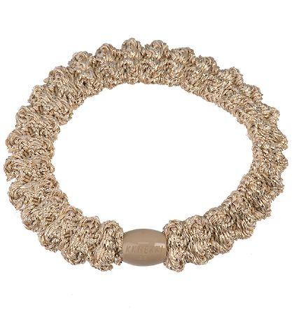 Kknekki Hårelastik - Beige Glimmer m. Lace