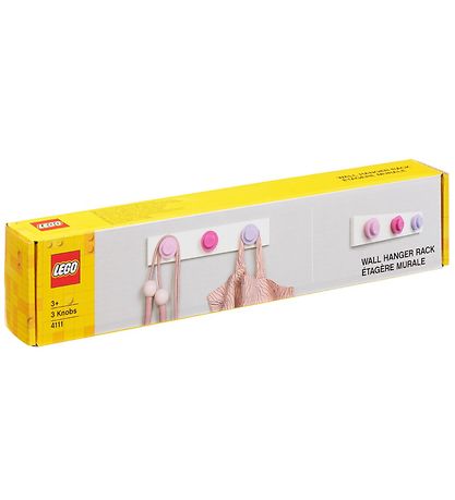 LEGO Storage Knagerkke - 33 cm - Lilla/Rosa