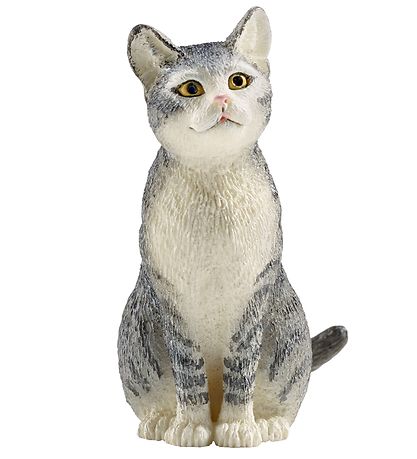 Schleich Dyr - Siddende Kat - H: 4,5 cm 13771