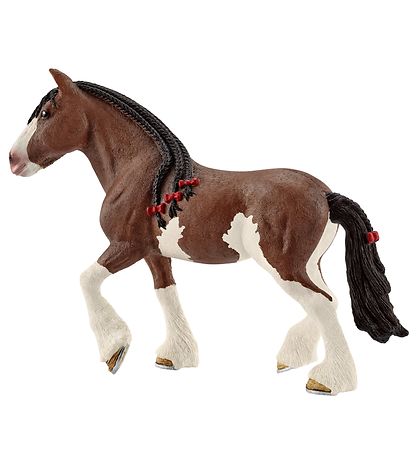 Schleich Dyr - 16,1 x 12 cm - Clydesdale Hoppe 13809