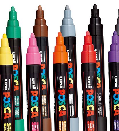 Posca Tuscher - PC-5M - 16 stk. - Multifarvet