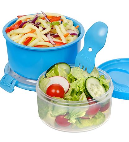 Sistema Madkasse m. Bestik - Lunch Stack - 965 ml - Bl