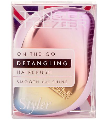 Tangle Teezer Hrbrste - Compact - Pearlescent Matte Chrome