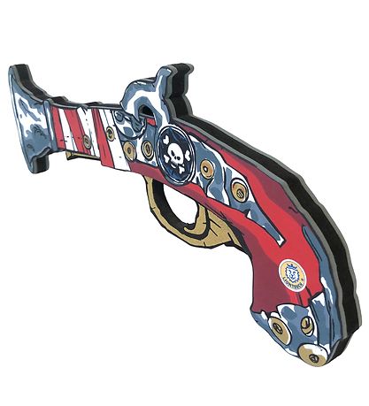 Liontouch Udkldning - Piratpistol - Rde Striber