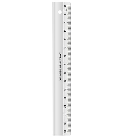 Linex Lineal - 15 cm - Gennemsigtig