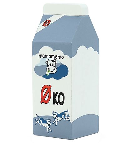 MaMaMeMo Legemad - Træ - Grå Ø-Ko Mælk
