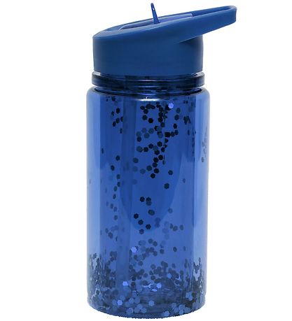 Petit Monkey Drikkedunk m. Sugerr - 300 ml - Glitter Night Blue