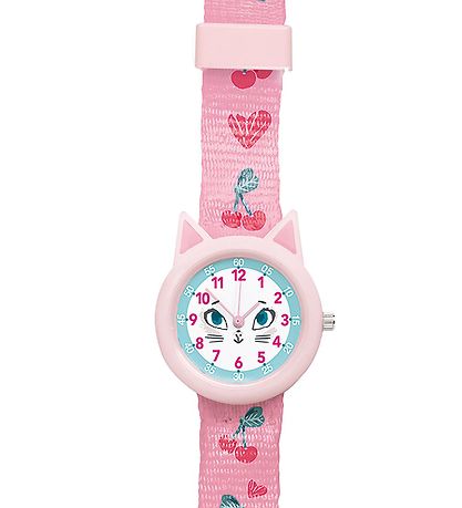 Djeco Armbndsur - Pink m. Kat